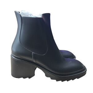 INC Womens Black Cushioned Eadin Round Toe Dress Boots Shoes 9 M